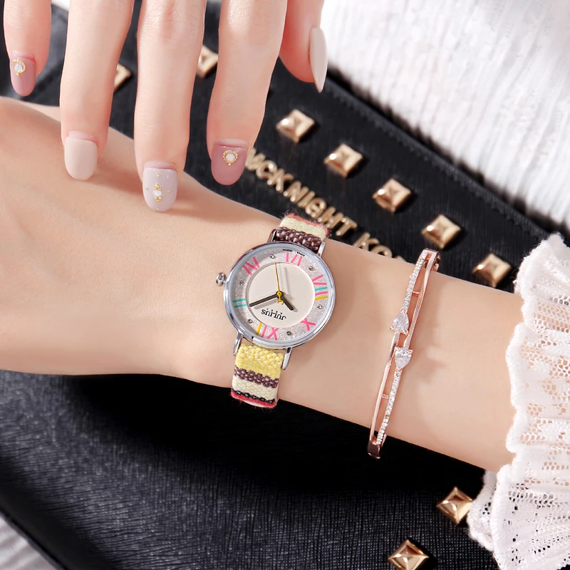 Bohemia Tweed Drama Julius Women's Watch Japan Quartz Hours Clock Fine Fashion Dress Leather Bracelet Girl Birthday Gift Box 924 |