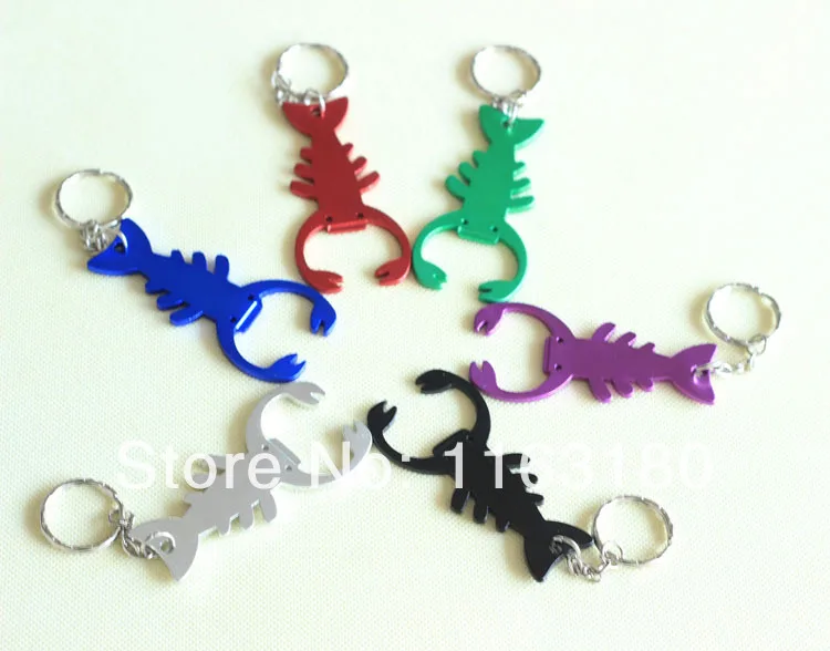 24 шт./лот Хорошее качество металлическая открывалка для бутылок с лобстером