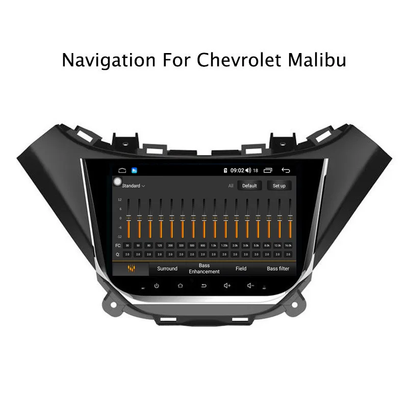 9 &quotAndroid 8 1 core 4G ram 64G rom 1Din gps навигация автомобильное радио для Chevrolet Malibu 2016 с Carplay/4G
