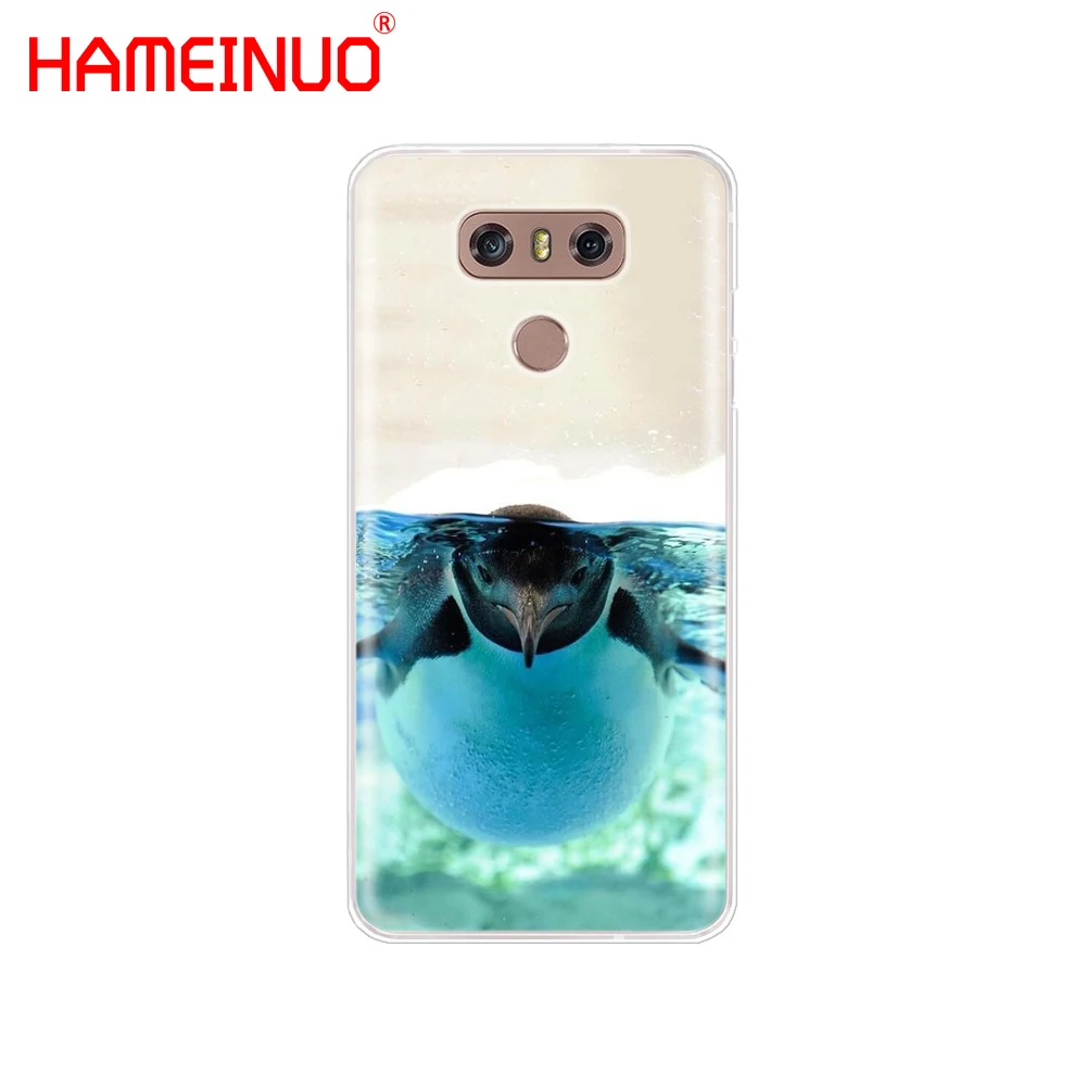 HAMEINUO чехол для телефона с милым пингвином и белым медведем LG G7 Q6 G6 MINI G5 K10 K4 K8 2017 2016 X