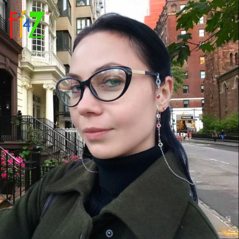F. J4Z, новинка, хит, стекло, es Landyards, модная, средний цвет, стекло, бисер, золотой цвет, цепочка для очков, держатель, для женщин, очки, ремни