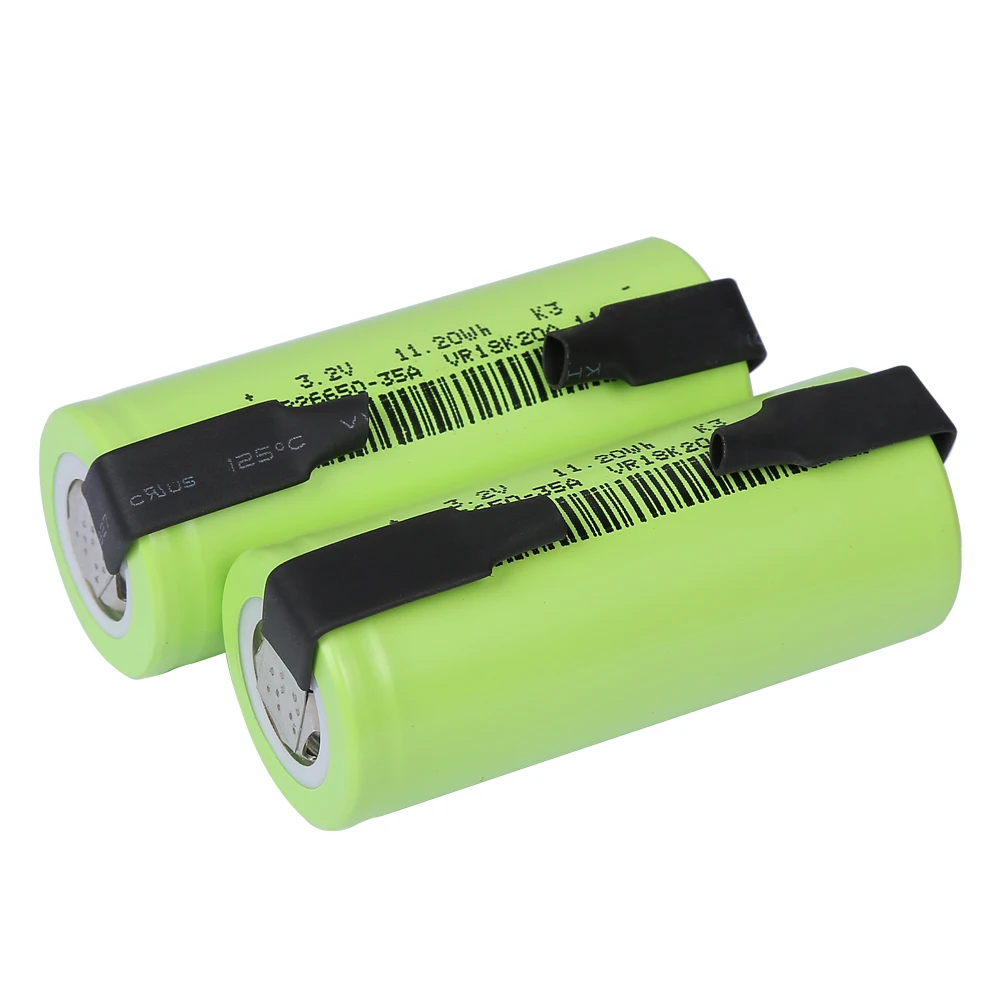 3500mAh lifepo4 26650 35A 3,2 V аккумуляторная батарея 10А скорость разряда 11.2Wh с никелевым листом сменная батарея