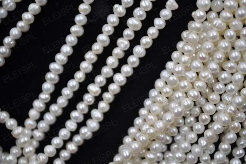 10 шт. бусины из натурального пресноводного жемчуга 4 5 мм 36 см|bead wholesale|wholesale beadssmall