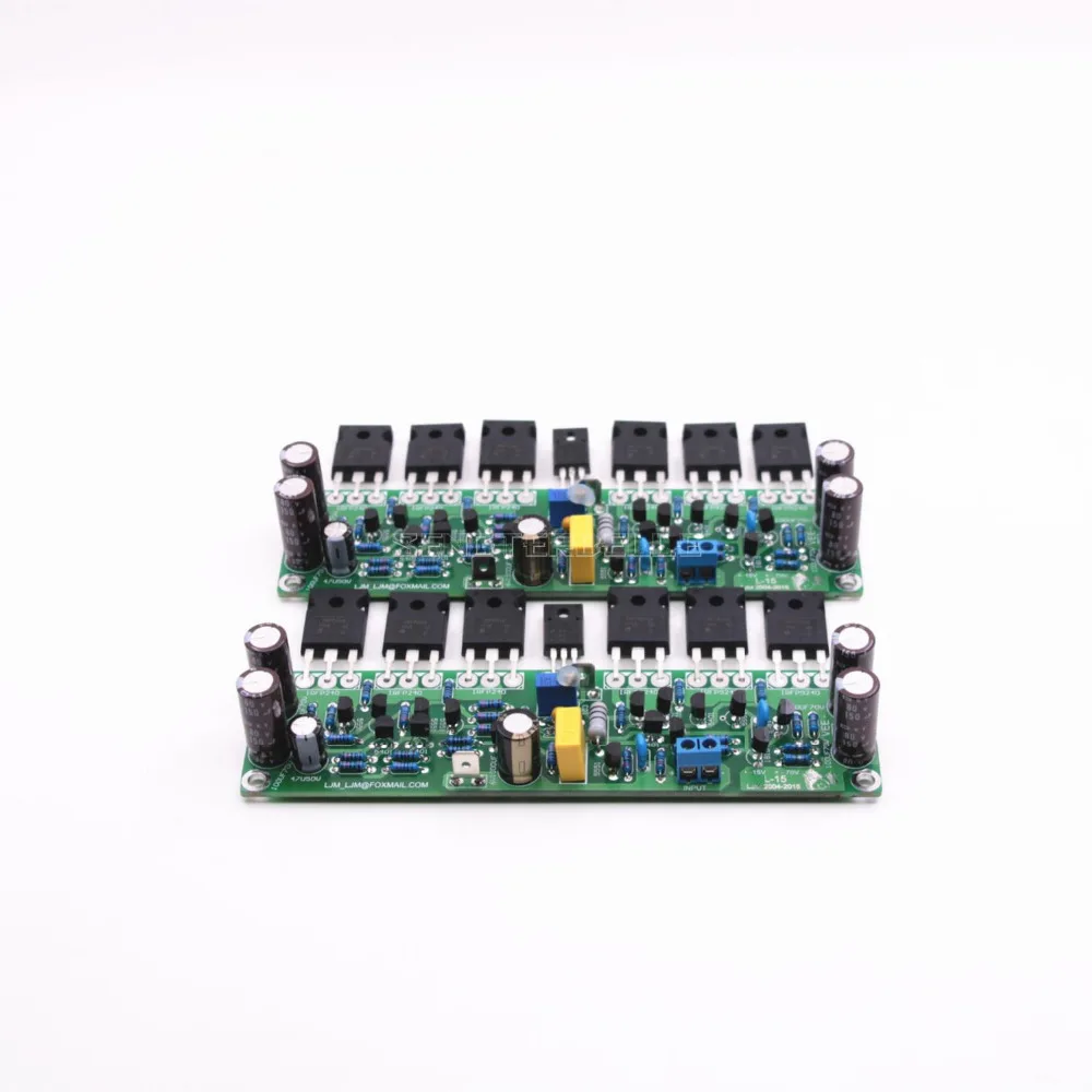 В собранном виде L15 2-Каналы MOSFET стерео аудио Мощность Плата усилителя DIY IRFP240 IRFP9240 трубка с полевым эффектом AMP