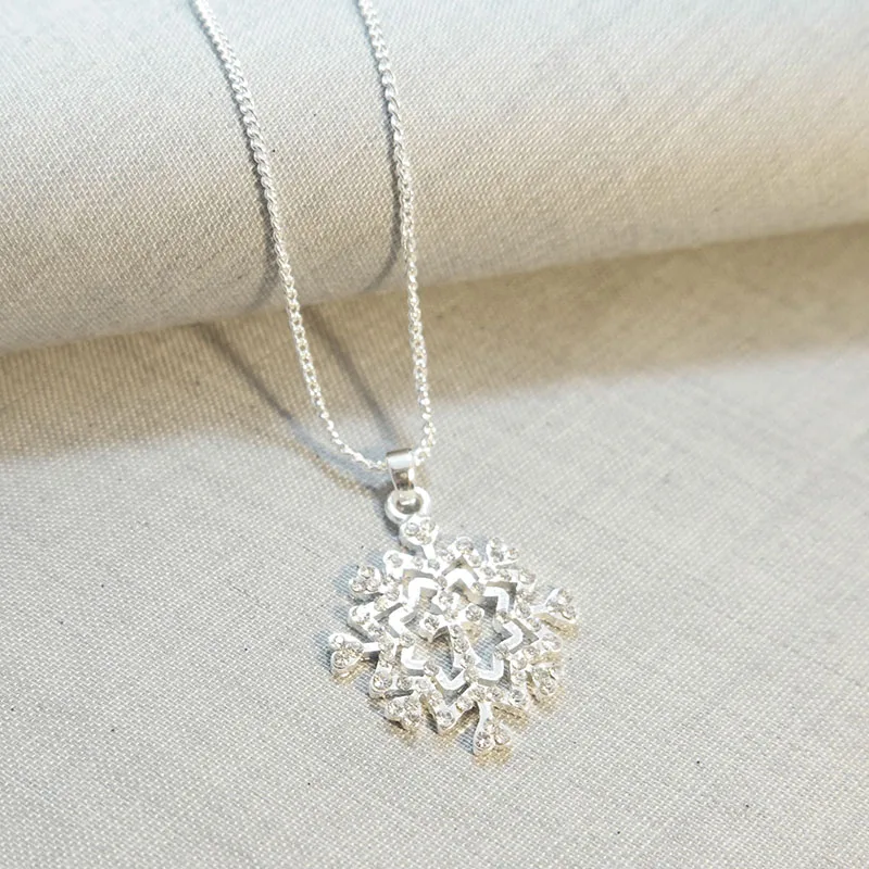 Spellboun модные элегантные уникальный 2018 Подвеска Шарм Элегантный Rhinestone Серебряная