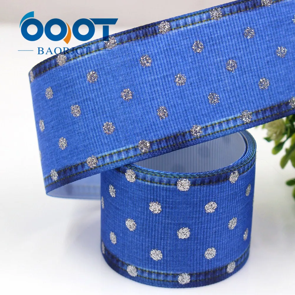 OOOT BAORJCT G 18703 595 38 мм 10 ярдов флэш мультфильм ленты термопечать grosgrain Свадебные