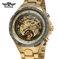 t winner mens watch 2016 new luxury trendy automatic movt stainless steel band military wristwatch color gold wrg8067m4t