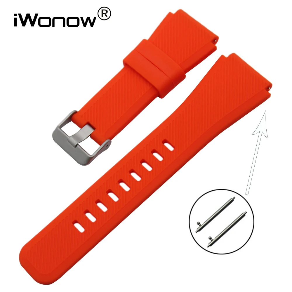 Quick Release Silicone Rubber Watchband 22mm for Asus ZenWatch 1 2 Men WI500Q WI501Q LG G Watch Urbane W150 Wrist Band Strap | Наручные