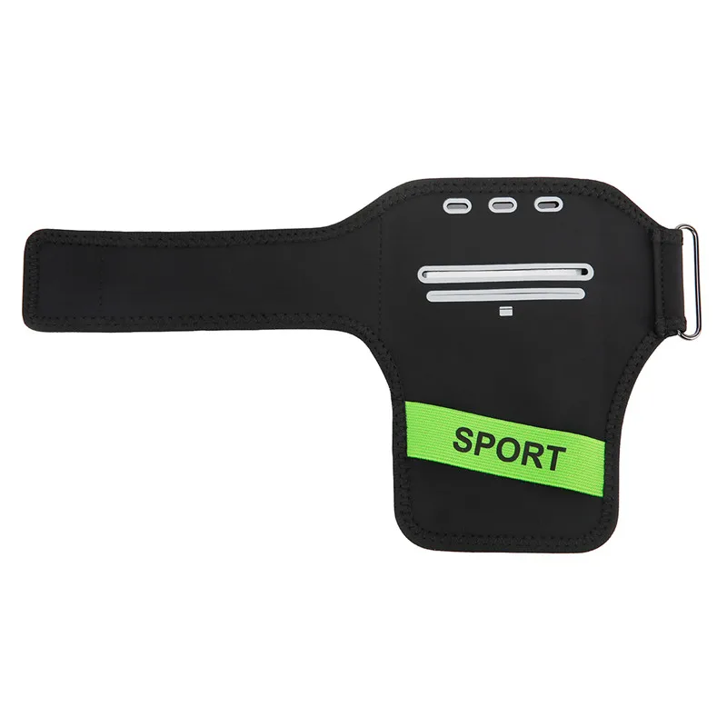 Baseus armband чехол для мобильного телефона на айфон 7 6s спортивная повязка для мобильного телефона сумка работает браслет спортивный чехол на яблоко айфон 7 - Цвет: 5.0below BlackGreen