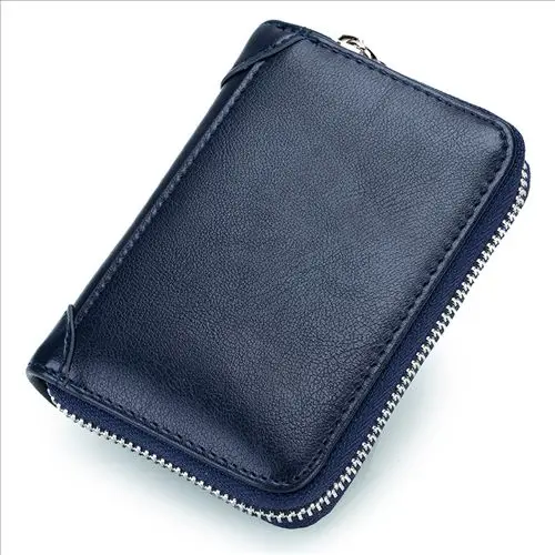 Royal Blue Новые поступления большой емкости минималистичные кредитные карты Держатели унисекс горячие продажи RFID Блокировка бизнесменов карта чехол карта кошелек - Цвет: Royal Blue