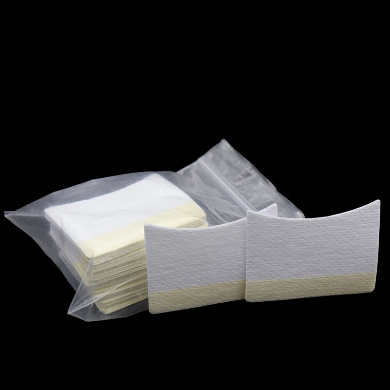 40pcs 40 шт. ватный коврик для удаления глаз клей для ресниц инструменты для наращивания ногтей Гель-лак для удаления ресниц изоляция глаз патч - Цвет: 40pcs