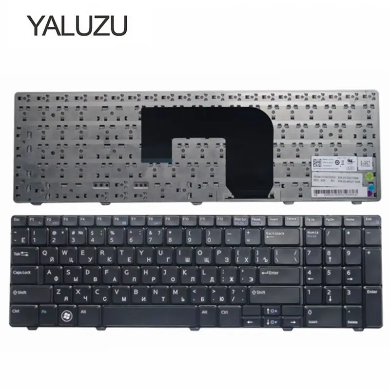 Русская клавиатура для ноутбука Dell Vostro 3700 V3700 I7-720 RU черная и новая раскладка |