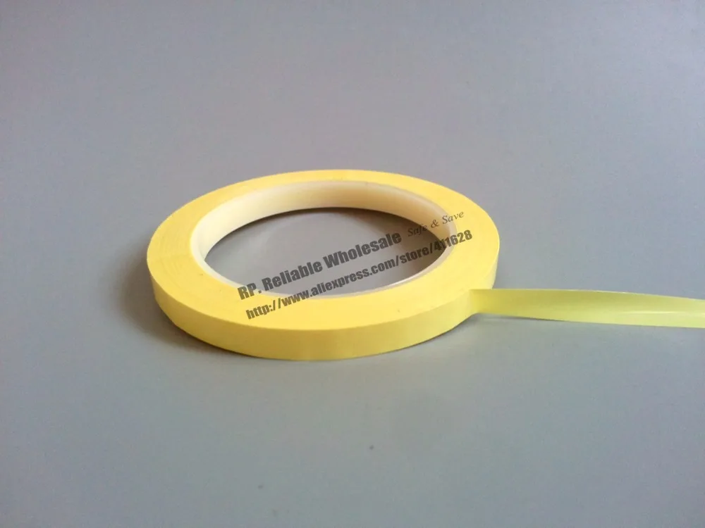 

Yellow W=90mm L=66Meter, One Face Adhension Insulated Mylar Tape for motors, Fasten