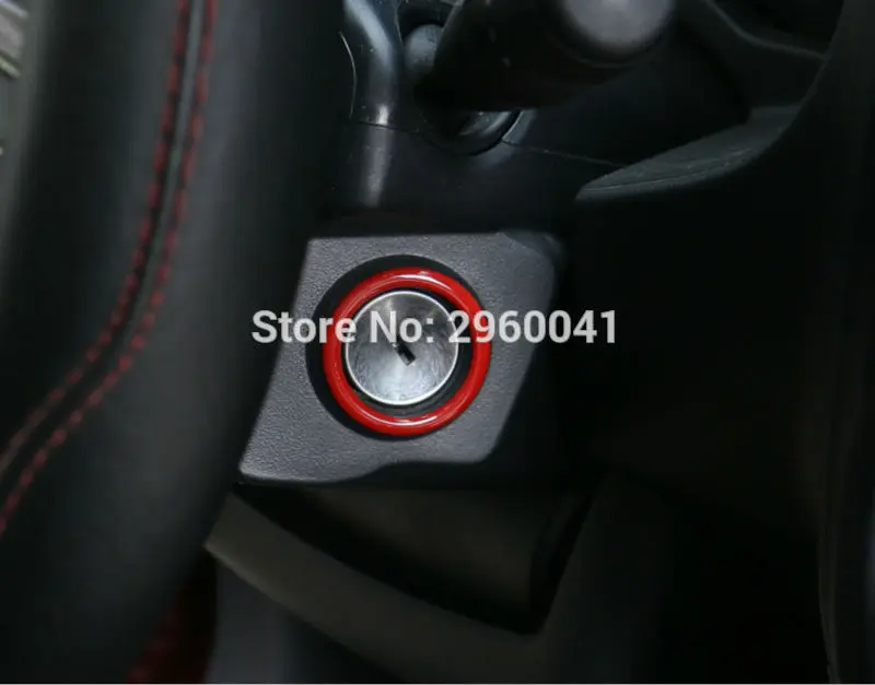 Красное отверстие для выключателя зажигания декоративная наклейка защитная