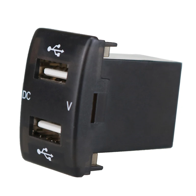 Автомобильный двойной USB порт зарядное устройство адаптер светодиодный ночной дисплей зарядное устройство розетка для samsung Galaxy S10e светодиодный вольтметр адаптер питания