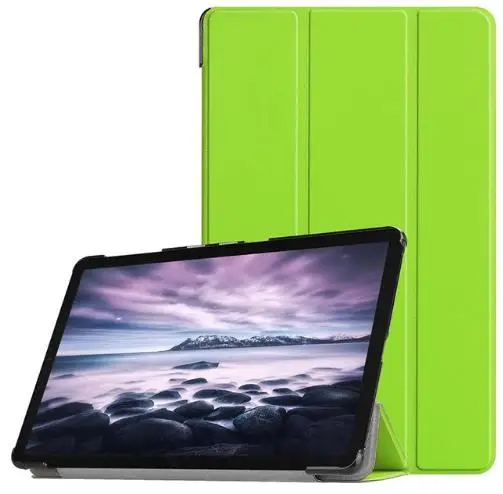 pro11-green Умный Магнитный чехол для нового iPad Pro, 11 дюймов,, ультратонкий противоударный чехол из искусственной кожи с тройной подставкой для iPad Pro 12,9 - Цвет: pro11-green