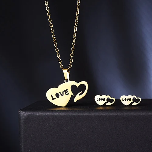 6 Rinhoo Лидер продаж Нержавеющая сталь Подвеска-ожерелье Jewelry для женщин Золото Шарм цепи цепочки и ожерелья для День матери Best подарки ювелирные изделия - Окраска металла: 6