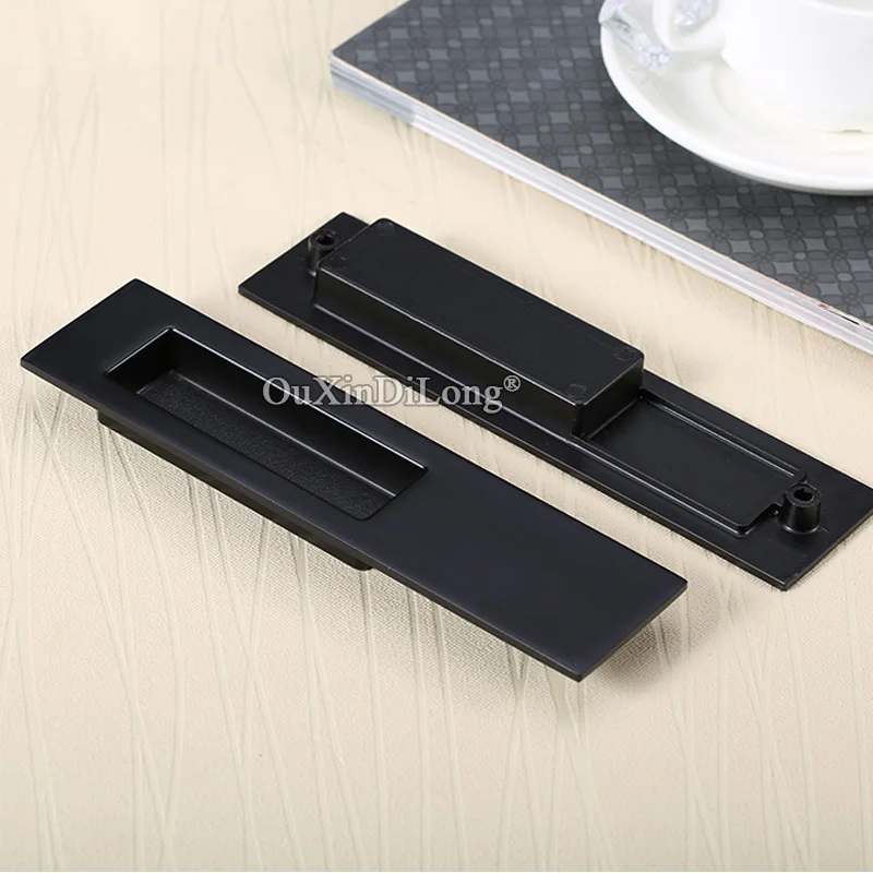 Оптовая продажа 10 пар европейские встраиваемые ручки для раздвижных дверей