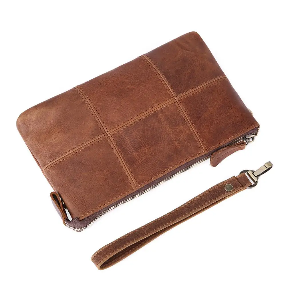 Кошелек из натуральной кожи высокого качества Женский кошелек на молнии