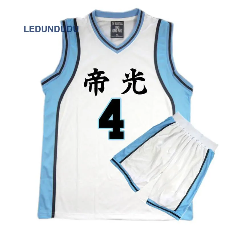 Комплект одежды для косплея Teiko из Аниме Kuroko no Basuke Basket Мужская трикотажная