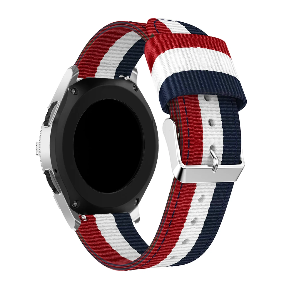 Нейлоновый браслет ремешок для часов Samsung Gear S3 Frontier классический Galaxy Watch 46 мм