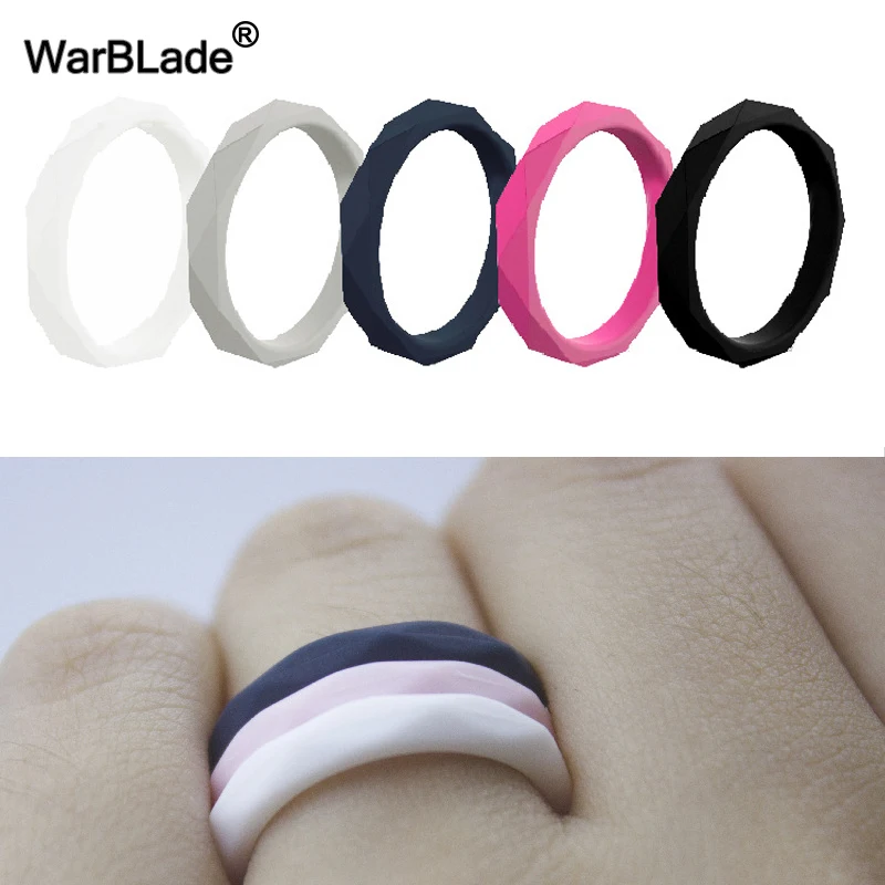 10 шт./компл. силиконовые кольца в форме бриллианта гипоаллергенные Кроссфит