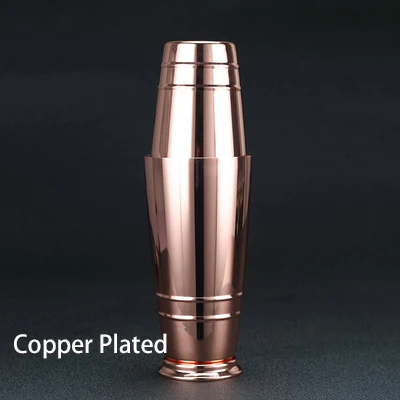 Copper Plated Бостонский шейкер-бар с тяжелыми взвешенными шейкерами для идеального инструмента для балансировки - Цвет: Copper Plated