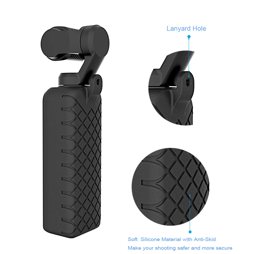 DJI osmo карманные аксессуары защитный силиконовый чехол + крышка объектива