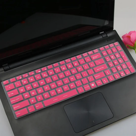 Pink 17,3 15,6 дюймовый ноутбук Клавиатура Защитная крышка для ухода за кожей кожи MSI GP62 GP72 GL62 GT62 GT72 GT73 GS60 GS70 GS72 GS63 GS73 GE62 GE72 - Цвет: Pink
