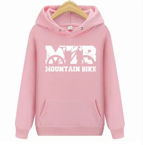 Винтажные толстовки для горного велосипеда MTB Состаренный дизайн толстовки из хлопка мужские винтажные новые толстовки - Цвет: Розовый