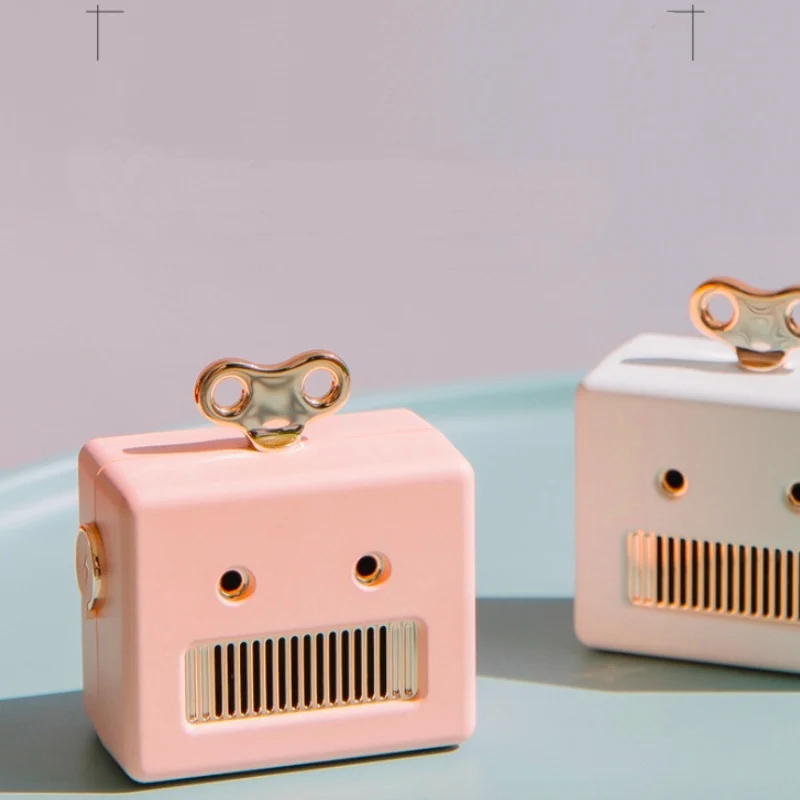 Портативная Bluetooth Колонка в стиле ретро форме робота милая беспроводная уличная