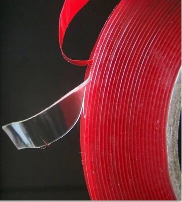 Прозрачная силиконовая двусторонняя клейкая лента 40 мм x 3 метра для