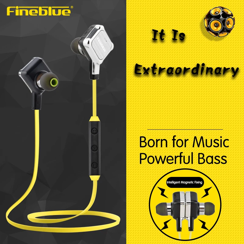 Fineblue FA-90 беспроводные Bluetooth наушники для телефона с шейным ремешком Спортивные kpay