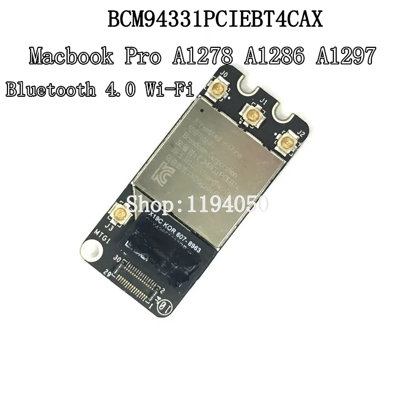 Оригинальная Bluetooth 4 0 Wi Fi карта для аэропорта Pro A1278 A1286 2011 2012 года BCM94331PCIEBT4CAX WLAN|wifi