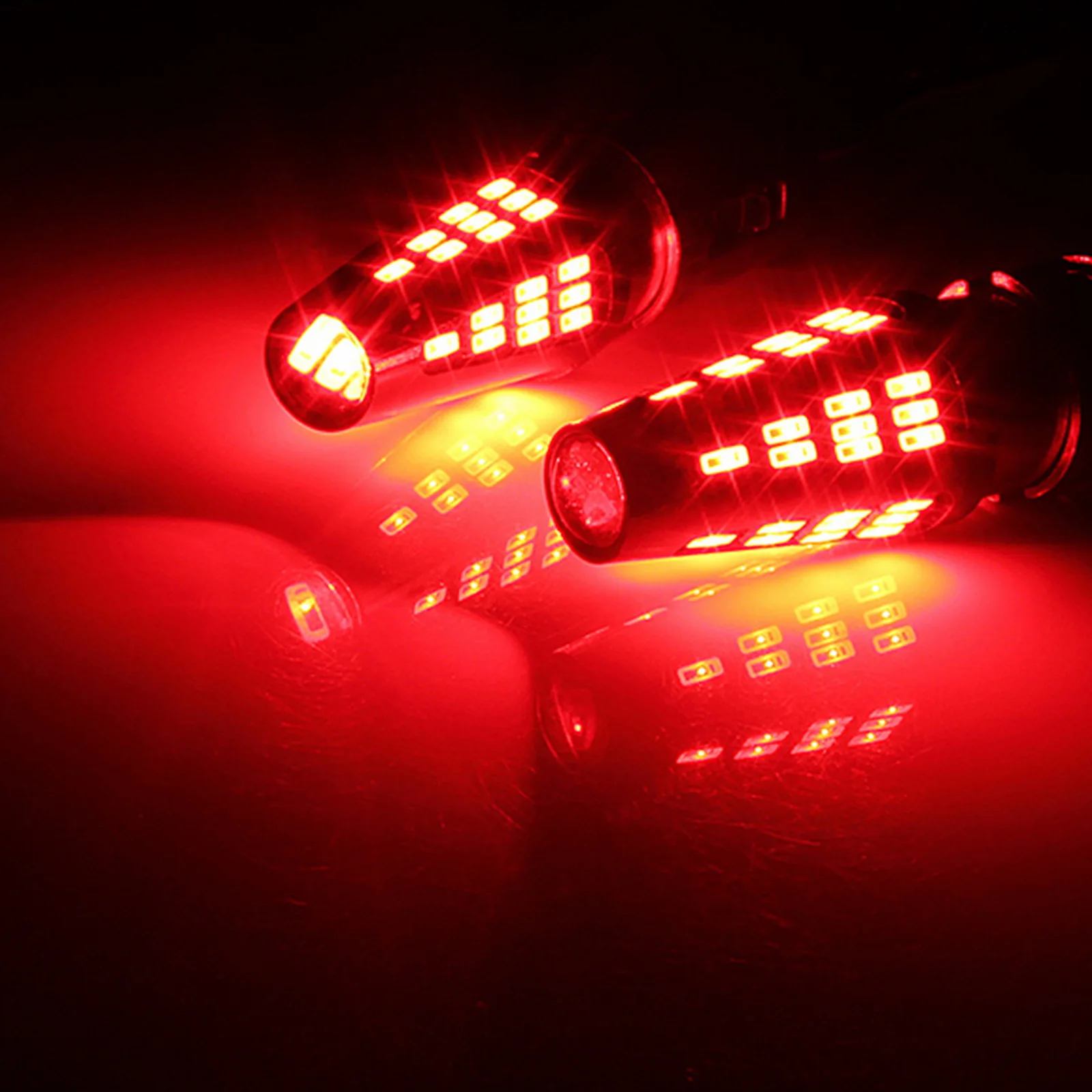 ANGRONG 2x красная 380 P21/5W 1157 BAY15d байонетный свет 48SMD светодиодный ная лампа 5W задний