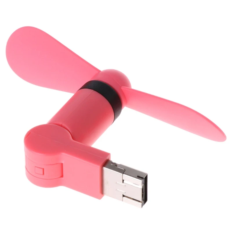 USB 180 градусов Вращающийся вентилятор Micro USB и USB Охлаждающий вентилятор мобильный телефон USB вентиляторы для гаджетов для Android телефон Блок питания для ноутбука