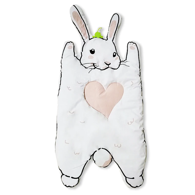 rabbit Милые Мультяшные детские плюшевые куклы Животные кролик медведь игровой коврик/Детский плюшевый кролик медведь подушки игровой коврик Домашний декор - Цвет: rabbit