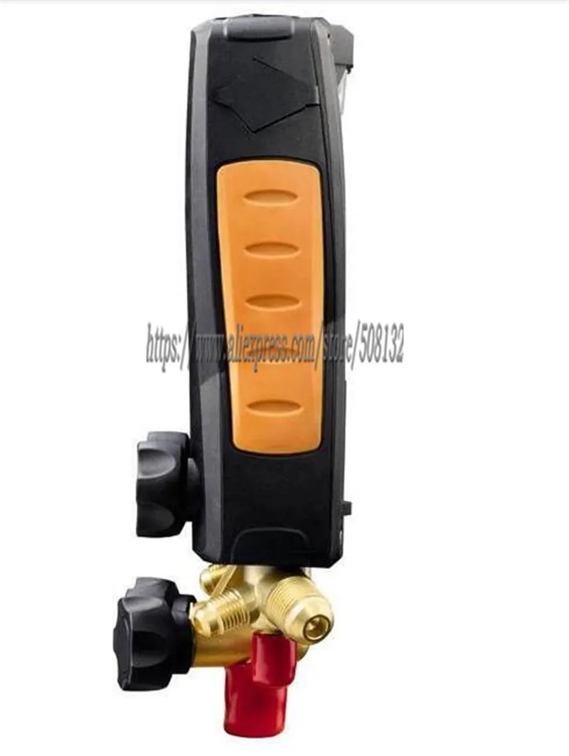 Цифровой манометр 4 полосный 2 шт. зонды с зажимом чемодан внешний Вакуумный