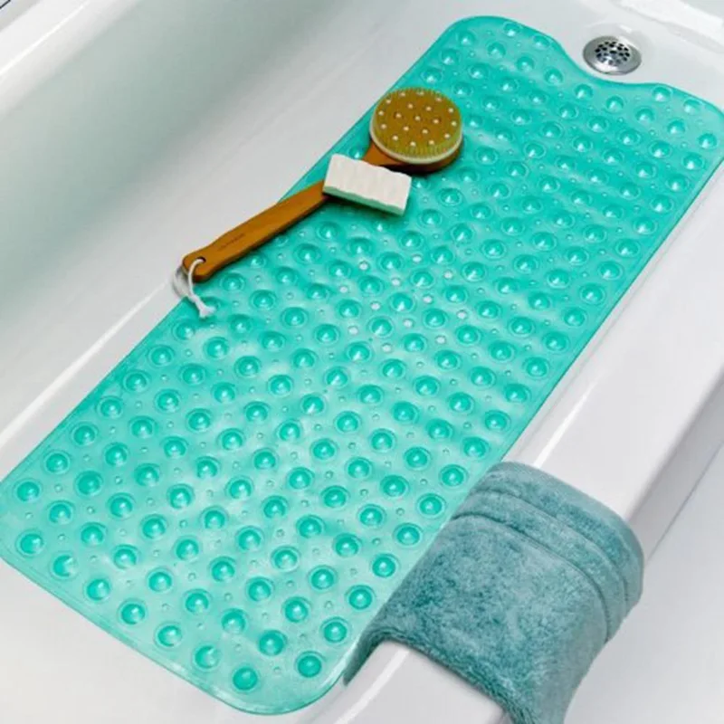 GR Удлиненные коврики для ванной нескользящие антибактериальные коврики для душа безопасный душ защитные коврики для ванной - Цвет: GR