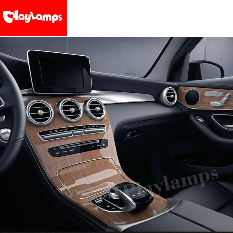 Прозрачная рекламная пленка из ТПУ для Mercedes Benz C Class C200 C260 C300 C180 стикер центральной