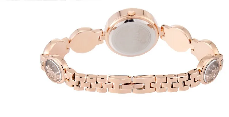 Часы женские кварцевые с подвижными кристаллами малый размер|montre femme|montre relojmontre