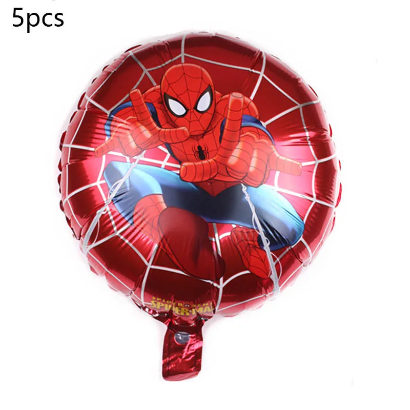 Цвет: желтый 6pcs/lot Spiderman Foil Helium Balloons 30" Red Number Party Inflatable Ball Birthday Party Decoration Kids Toys Star Globos - Цвет: Цвет: желтый