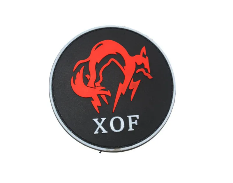 3D ПВХ MGS патч металлическая Шестерня Твердые патч XOF спецназ патч BadgeThe охотник за головами нашивки американская президентская - Цвет: as picture2