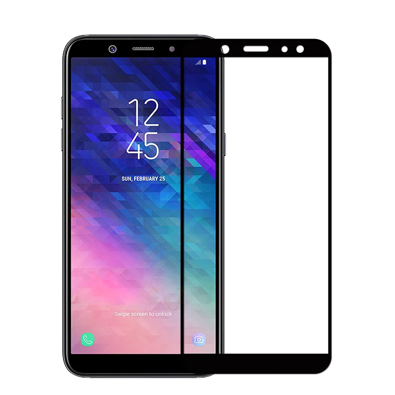 Защитное стекло на sansung a6 стекло для samsung galaxy a6 plus очки a6plus a6+ a62018 sm/a600f sm/a605f защитная пленка
