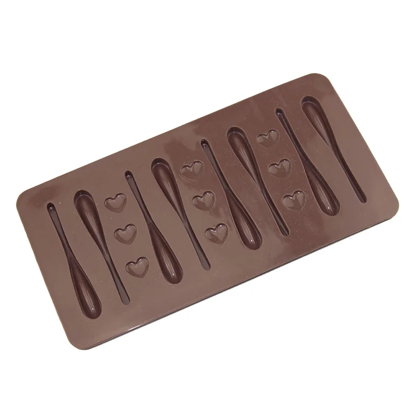 DIY шоколадные формы силиконовые ложки для выпечки торта инструменты украшения
