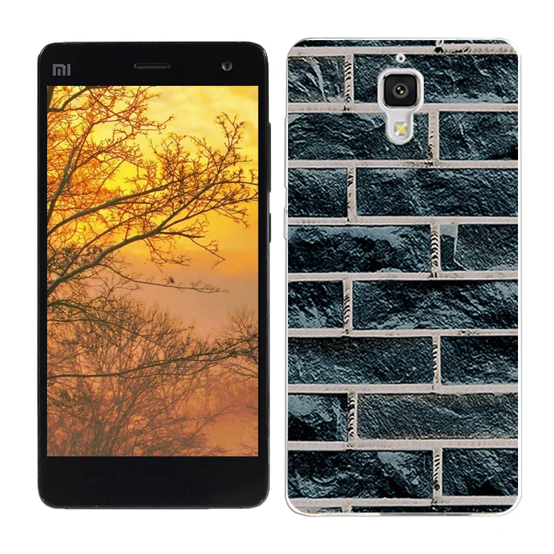 24 Мягкий силиконовый чехол для Xiaomi mi 4 чехол Обложка для Xiaomi mi 4 принципиально бобы цветной термопластический защитный чехол для телефона крепление для спортивной камеры Xiao mi M4 Coque - Цвет: 24
