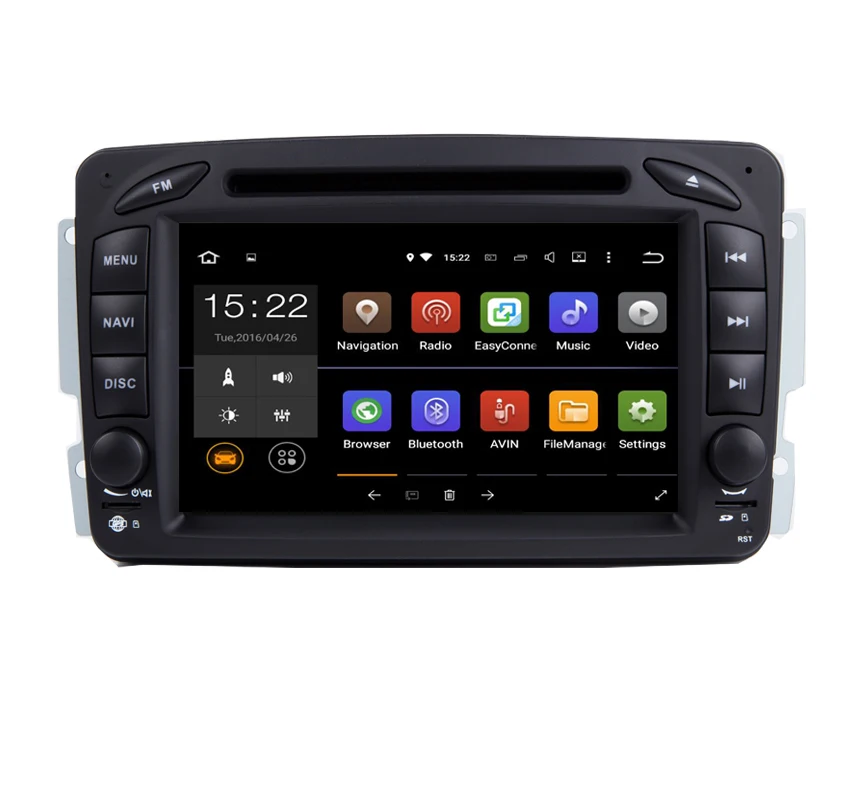 Android 7.1.1 7 дюймов Автомобильный dvd-плеер для Mercedes Benz W209 W203 W163 W463 Viano W639 Vito Wifi 3g gps Bluetooth радио