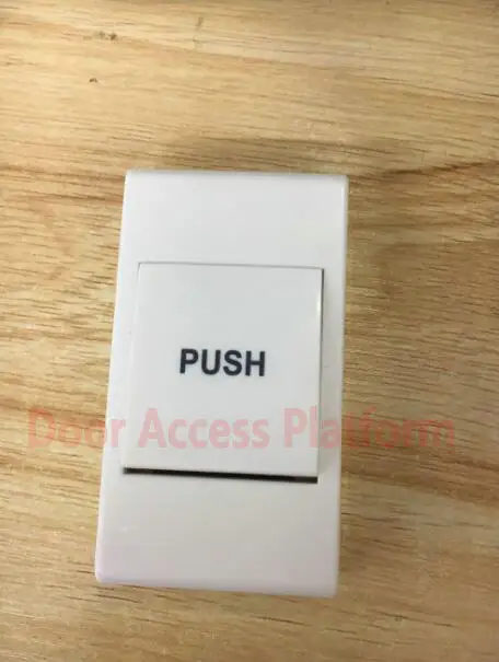 Пластиковая Простая Кнопка выхода двери легкая кнопка открывания для