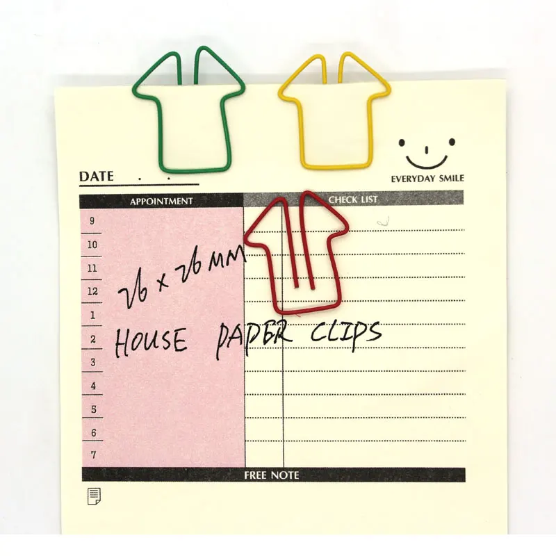 Симпатичный в форме домика скрепки для бумаги креативные интересные закладки