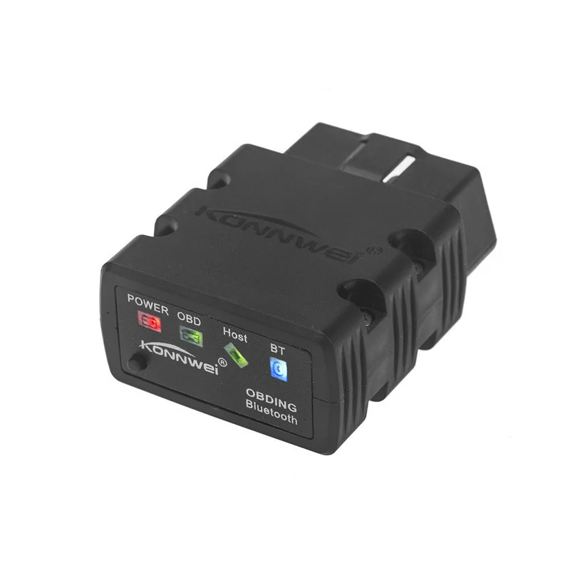 Black Лучший ELM327 Bluetooth V1.5 PIC18F25K80 OBD 2 OBD2 сканер MINI ELM 327 OBDII KW902 для Android телефона Windows PC сканирующий инструмент - Цвет: Black